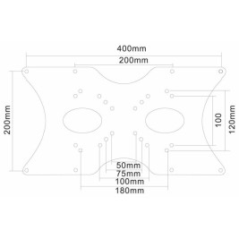 Стенна плоча Neomounts FPMA-VESA400 35 kg