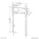Поставка за телевизор Neomounts WL30-750BL18P 100 kg 98