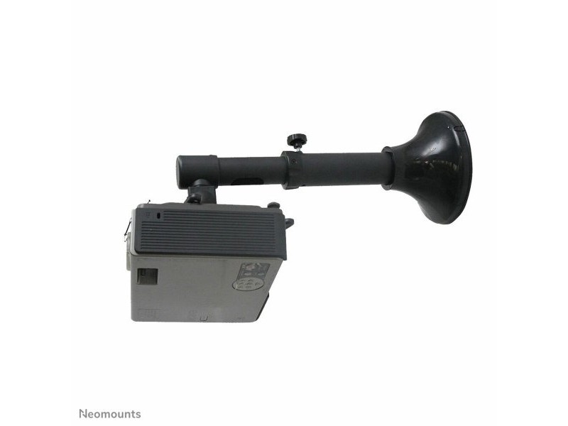 Наклонена стойка за таван за проектор Neomounts BEAMER-W050BLACK Черен