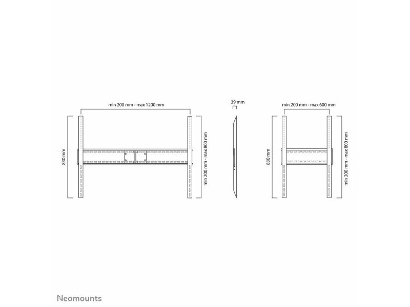 Поставка за телевизор Neomounts LFD-W1500            60-100