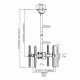 Поставка за телевизор Neomounts NM-C440DBLACK 25 kg 32