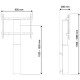 Поставка за телевизор Neomounts PLASMA-W2250BLACK 42