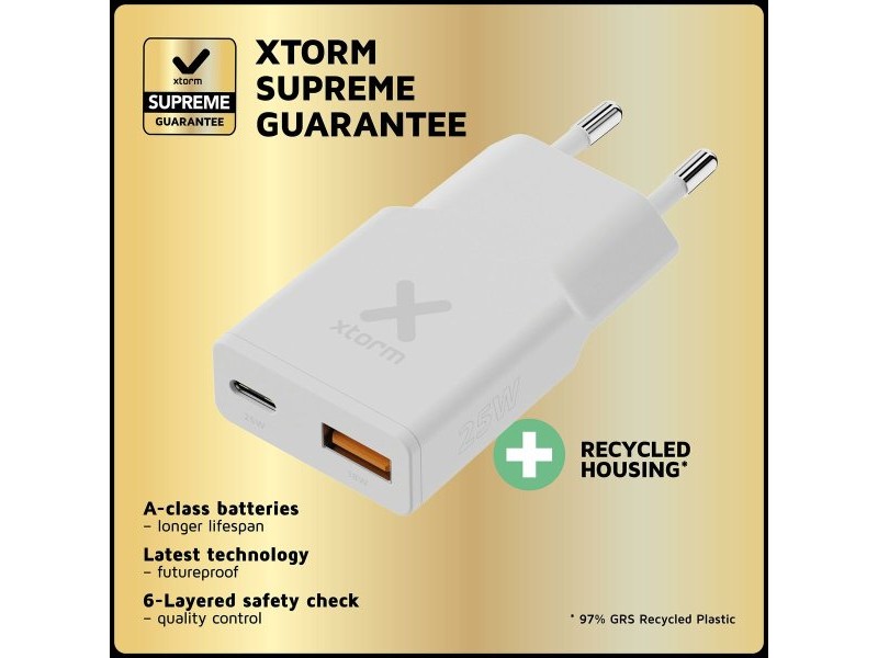 Powerbank Xtorm XG2SL025 Бял