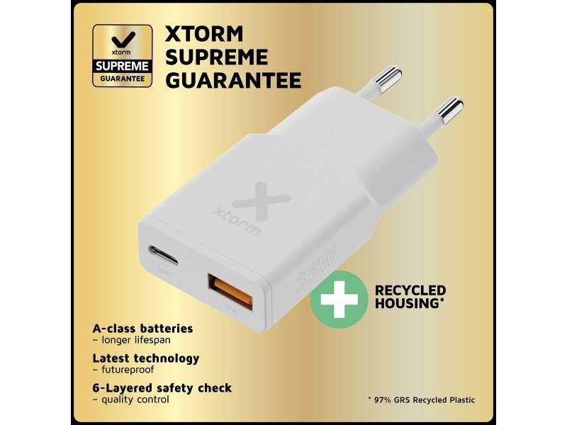 Powerbank Xtorm XG2SL033 Бял
