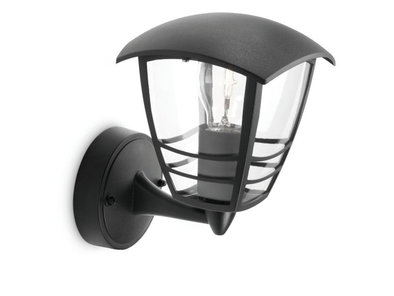 Аплик за стена Philips My Garden Creek Черен Алуминий A 60 W E27