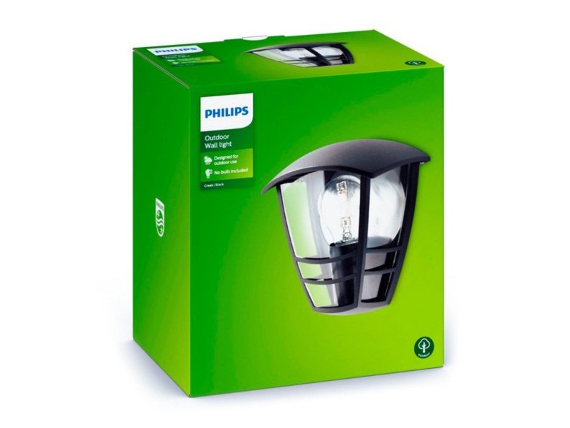 Аплик за стена Philips 15387/30/16 Черен Алуминий 60 W E27