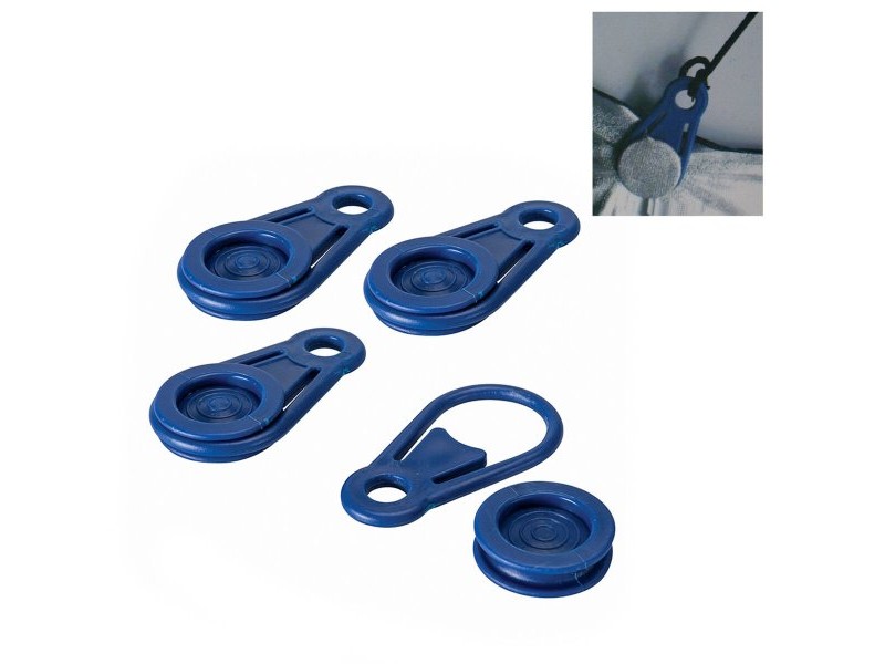 Awning and tarpaulin clamps set Bensontools Клипс Син 6 броя Ø 0,44 x 8,3 cm