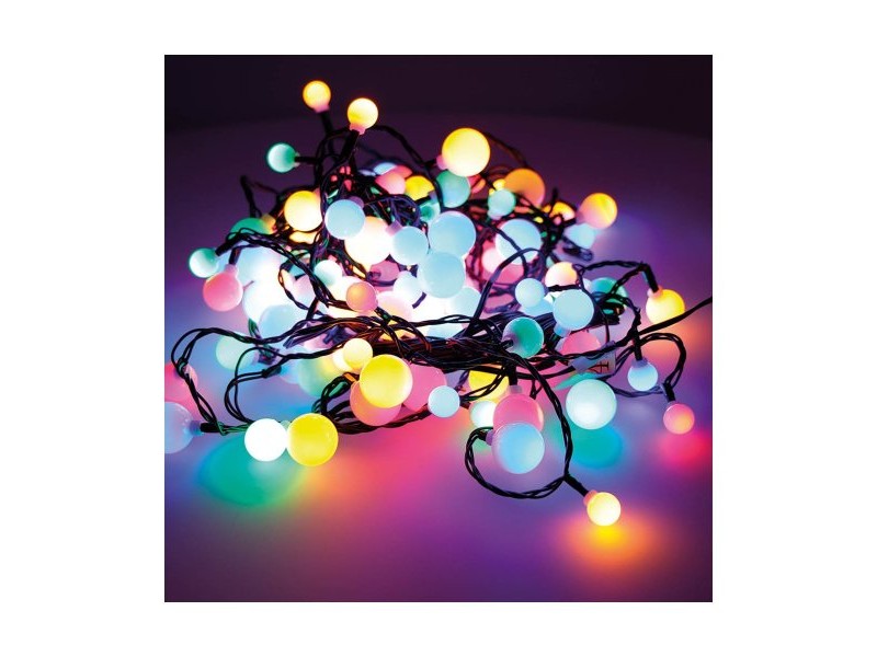 Гирлянда от LED Светлини Lumineo Cherry Многоцветен 14 m
