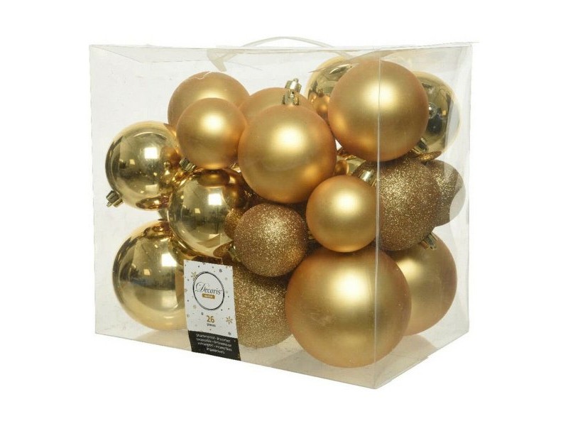 Коледни топки Decoris Златен