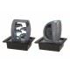 Градински фонтан Lumineo 894227 Полирезин 21,5 x 18,5 x 25 cm