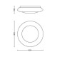 Полилей LED Philips Cinnabar Бял Пластмаса (40,4 x 10,6 cm) 20 W
