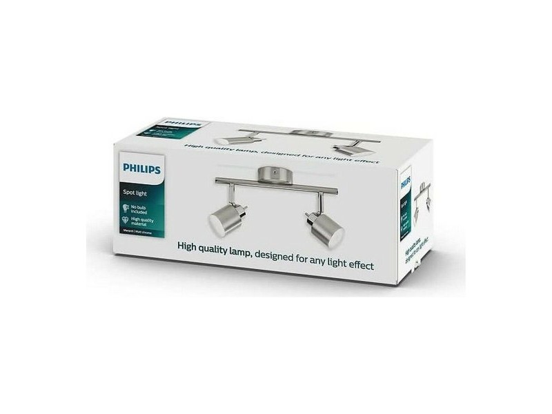 Полилей Philips Meranti 10 x 28,5 x 15,5 cm Сребрист Метал