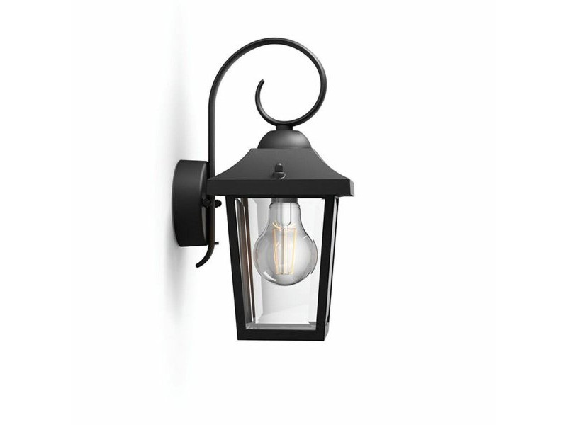 Аплик за стена Philips 17236/30/PN Черен Алуминий 60 W E27 Latern (1 броя)