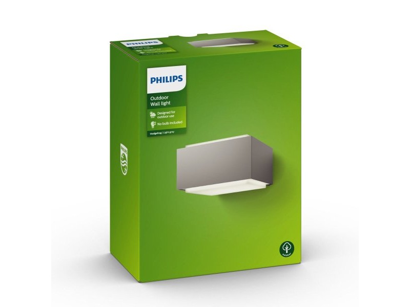 Аплик за стена Philips 17337/87/PN Сив Алуминий 42 W E27