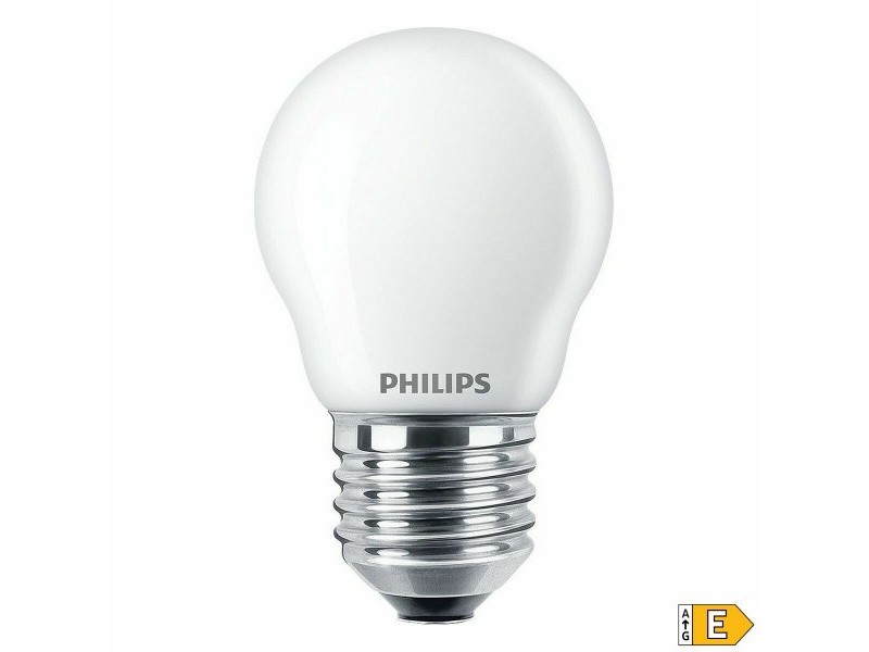 LED крушка Philips Бял F 40 W 4,3 W E27 470 lm 4,5 x 7,8 cm (4000 K)