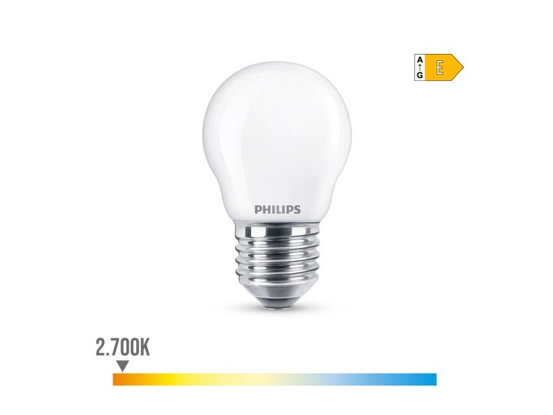 LED крушка Philips E 6,5 W 60 W E27 806 lm 4,5 x 7,8 cm (2700 K)