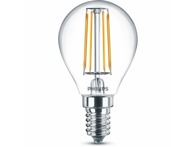 Сферична LED крушка за лампа Philips Classic 40 W E14 F 4,3 W (2700k) Сферична LED крушка за лампа Philips Classic 40 W E14 F 4,3 W (2700k)