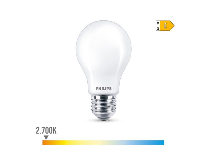 LED крушка Philips ø 6,6 x 10,4 cm E 8,5 W E27 1055 lm Ø 6 x 10,4 cm (2700 K)