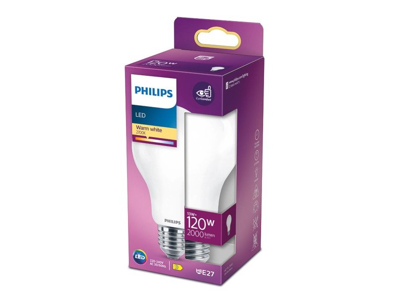 LED крушка Philips D 120 W 13 W E27 2000 Lm 7 x 12 cm (2700 K)