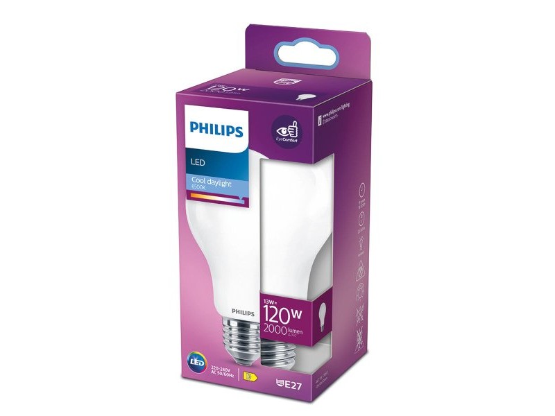 LED крушка Philips D 120 W 13 W E27 2000 Lm 7 x 12 cm (6500 K)