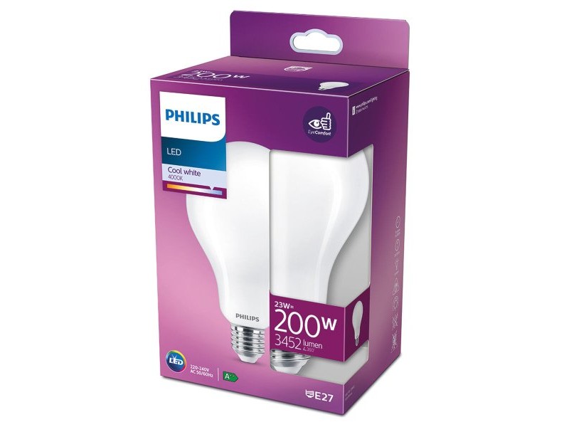 LED крушка Philips Standard D 23 W E27 3452 Lm Ø 9,5 x 16,5 cm (4000 K)