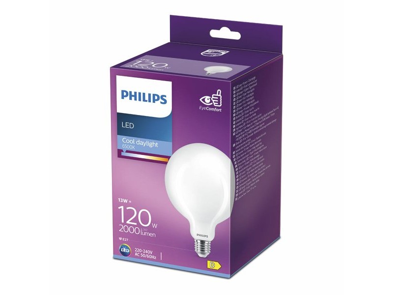LED крушка Philips D 13 W E27 2000 Lm 12,4 x 17,7 cm (6500 K)