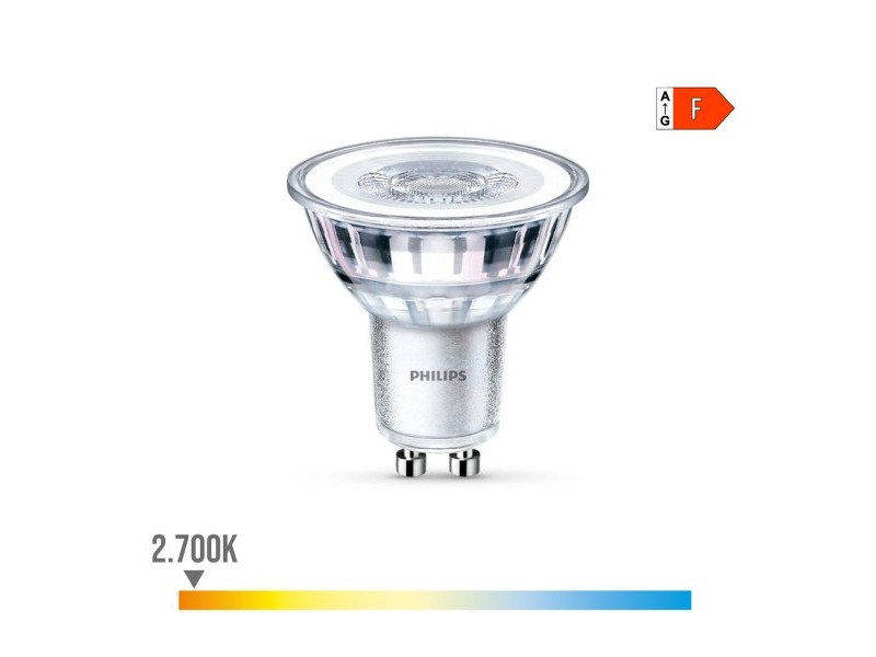 LED крушка Philips F 4,6 W GU10 390 lm 5 x 5,4 cm (2700 K)