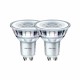 LED лампа Philips 4,6 W GU10 Бял F (2700 K)
