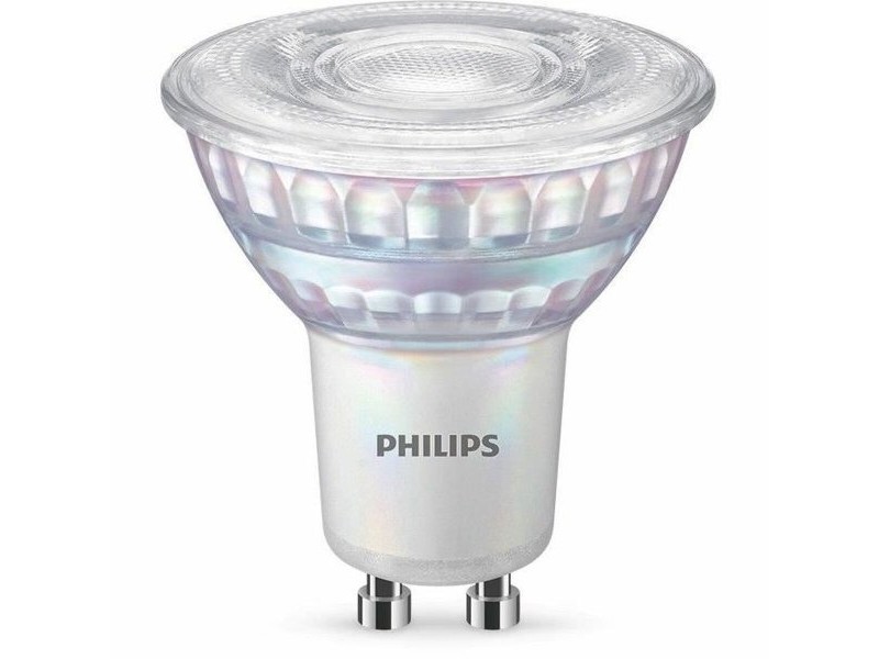 LED крушка Philips 8718699775810 50 W Бял F 4 W GU10 (3000K) (2 броя)