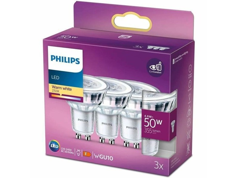 LED крушка Philips Foco F 4,6 W (2700k)