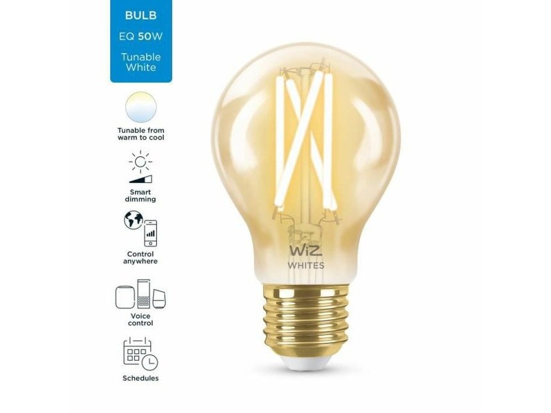 Крушка Wiz Многоцветен Златен F 7 W 50 W E27