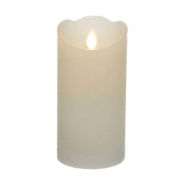 LED Свещ Lumineo Бял Ø 7,5 X 15 CM (AA)