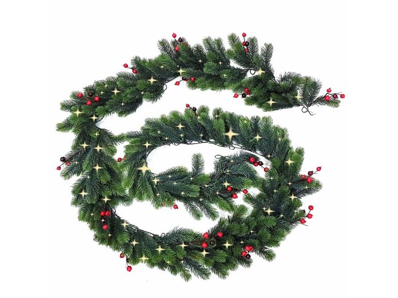 Гирлянда от LED Светлини Lumineo Imperial Топло Бяло 6,1 m 270 x 12 cm Бял