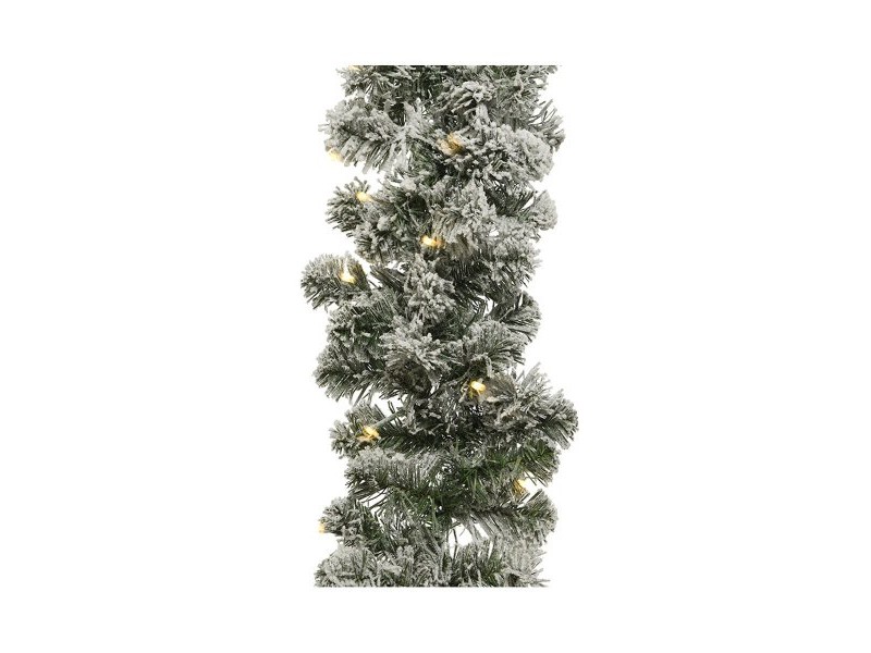 Гирлянда от LED Светлини Lumineo Imperial Снежен Топло Бяло 6,1 m 30 cm