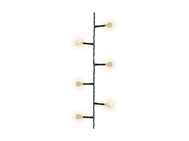 Гирлянда от LED Светлини Lumineo Cherry Compact Бял (14 m)