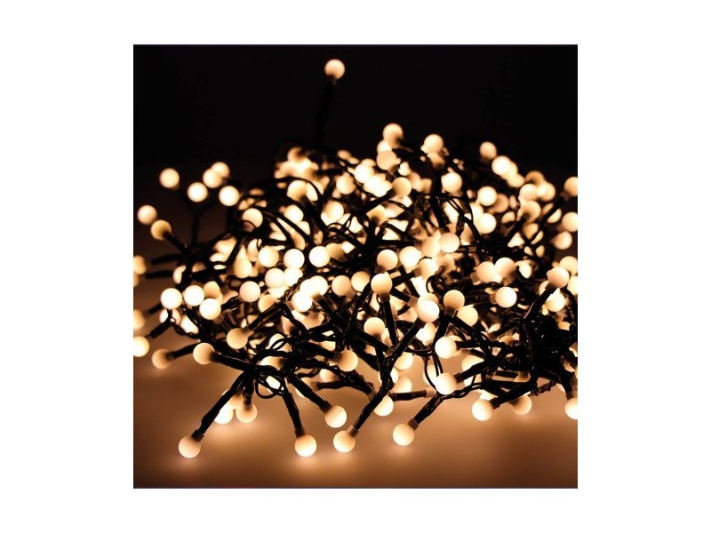 Гирлянда от LED Светлини Lumineo Cherry Compact Бял (14 m)