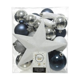 Коледни топки Decoris Пластмаса 33 Части