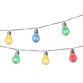 Гирлянда от LED Светлини Lumineo Черен Многоцветен Топло Бяло 4,5 m LED RGB 10