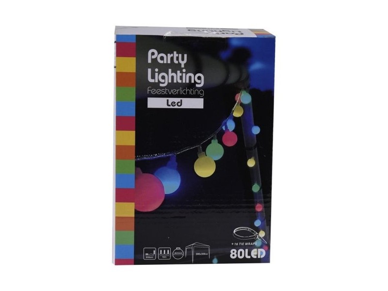 Гирлянда от LED Светлини Party Lighting Многоцветен