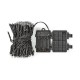 Гирлянда от LED Светлини AX8415210 Черен Топло Бяло 4 X 4,5 X 7 CM