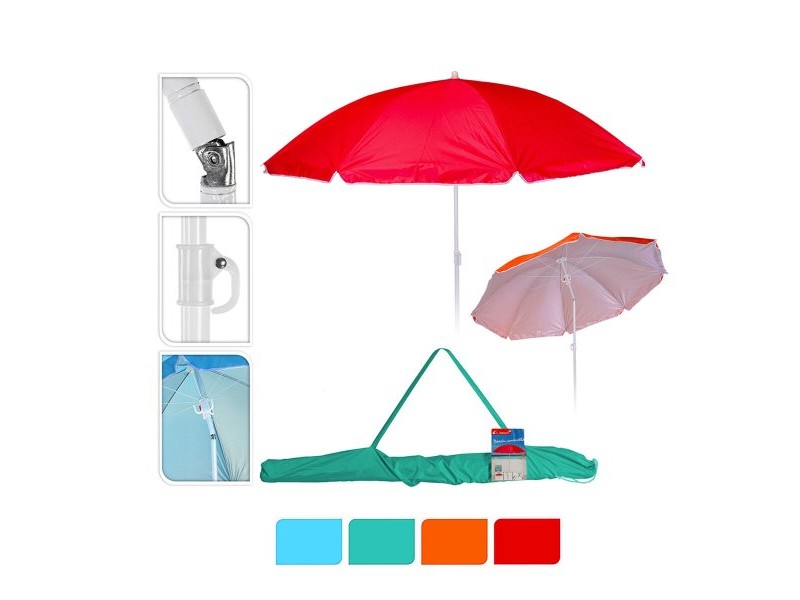 Чадър Pro Beach Ø 160 cm Ø 160 CM Регилируем