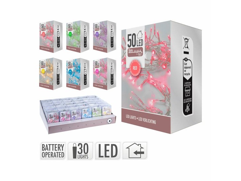 Гирлянда от LED Светлини BASIC & CO Топло Бяло 5 m