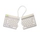 Клавиатура с мишка R-Go RGOSBESWLWH Бял испански QWERTY