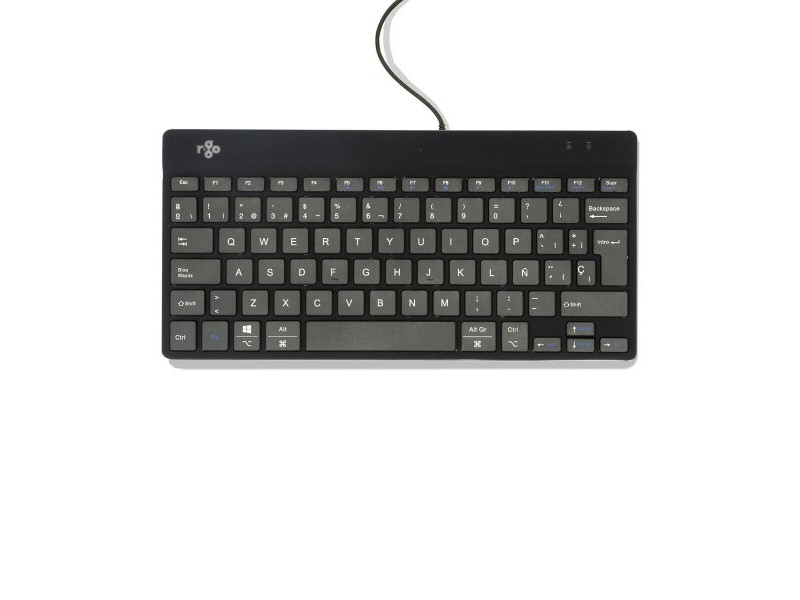 Клавиатура R-Go RGOCOESWDBL Черен Испанска Qwerty