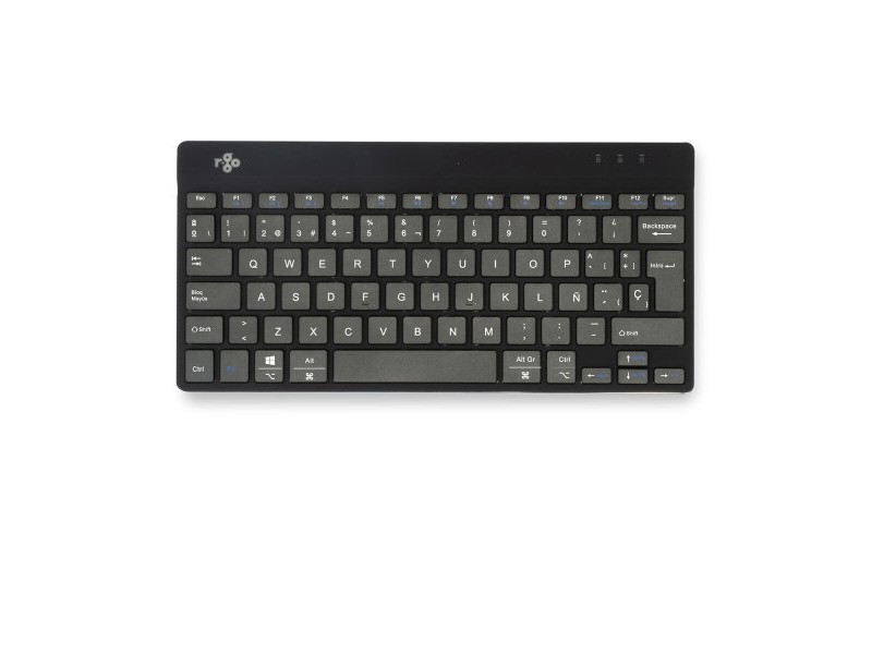 Клавиатура R-Go RGOCOESWLBL Черен Испанска Qwerty Клавиатура R-Go RGOCOESWLBL Черен Испанска Qwerty