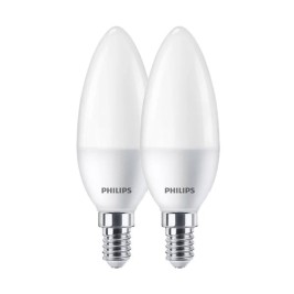 Крушка за лампа тип свещ Philips E 7 W E14 806 lm Ø 3,8 x 11,4 cm 2 броя (4000 K)