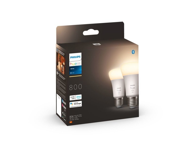 Смарт Крушка Philips 8719514319028 Бял F 60 W 9 W E27 800 lm (2700 K) (2 броя)