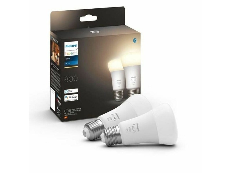 Смарт Крушка Philips 8719514319028 Бял F 60 W 9 W E27 800 lm (2700 K) (2 броя)