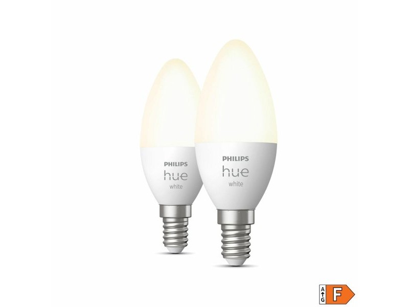LED крушка Philips 8719514320628 Бял F E14 E27 470 lm (2 броя)