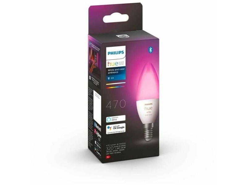 LED крушка Philips 929002294204 Бял G 5,5 W E14 470 lm (6500 K)